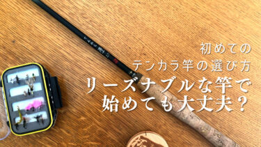 初めてのテンカラ竿の選び方、リーズナブルな竿で始めても大丈夫？